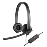 H570e Binaural Over The Head Wired Headset, Black - 981-000574