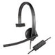 H570e Monaural Over The Head Wired Headset, Black - 981-000570