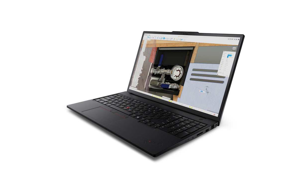 Lenovo ThinkPad P16v Gen 3 (Intel) Intel Core Ultra 7 265H Mobile workstation 40.6 cm (16") WUXGA 32 GB DDR5-SDRAM 1 TB SSD NVIDIA RTX PRO 1000 Blackwell Wi-Fi 7 (802.11be) Windows 11 Pro English Blac - 21RS004QUS