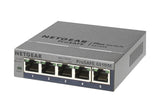 NETGEAR 5-Port Gigabit Ethernet Plus Switch (GS105Ev2) - GS105E-200NAS