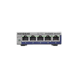 NETGEAR 5-Port Gigabit Ethernet Plus Switch (GS105Ev2) - GS105E-200NAS