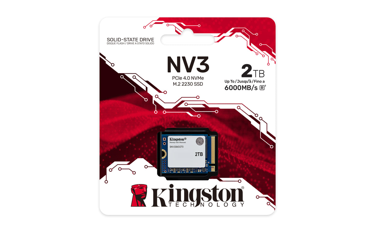 Kingston Technology 2000G NV3 M.2 2230 NVMe SSD - SNV3SM3/2T0