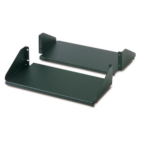 APC Double Sided Fixed Shelf for 2-Post Rack 250 lbs Black - AR8422 APC