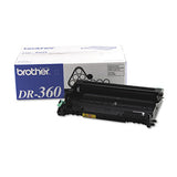 DR360 Drum Unit, 12,000 Page-Yield, Black - DR360
