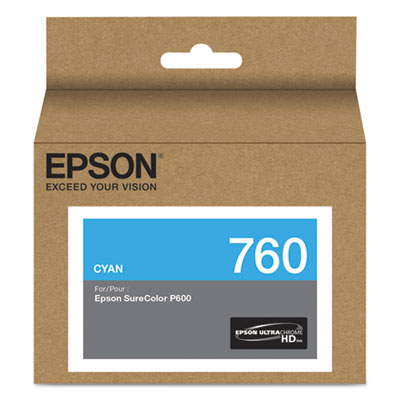 T760220 (760) UltraChrome HD Ink, Cyan - T760220