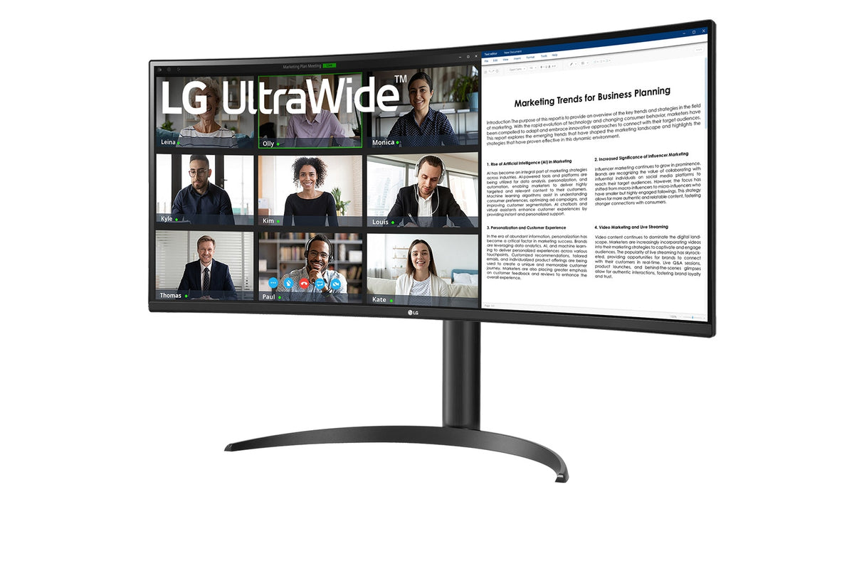 LG 34BR55QC-B computer monitor 86.4 cm (34") 3440 x 1440 pixels Wide Quad HD LCD Black - 34BR55QC-B
