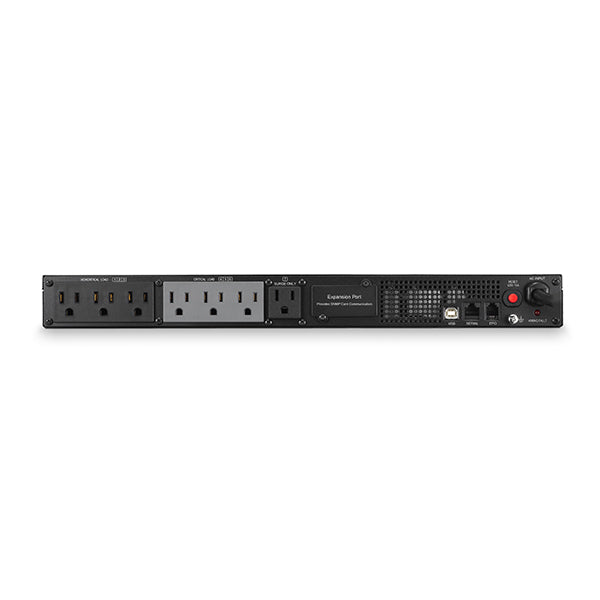 CyberPower PR750LCDRT1U uninterruptible power supply (UPS) Line-Interactive 0.75 kVA 600 W 7 AC outlet(s) - PR750LCDRT1U CYBERPOWER