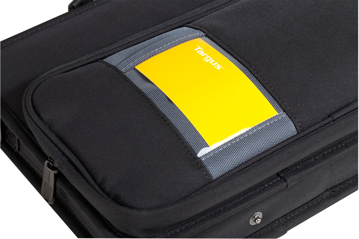Targus TKC001 laptop case 29.5 cm (11.6") Briefcase Black, Yellow - TKC001