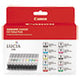 1033B005 (PGI-9) Lucia Ink, Cyan/Gray/Green/Magenta/Matte Black/Photo Black/Photo Cyan/Photo Magenta/Red/Yellow, 10/Pack - 1033B005