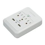 CyberPower CSP300WUR1 surge protector White 3 AC outlet(s) 125 V - CSP300WUR1 CYBERPOWER