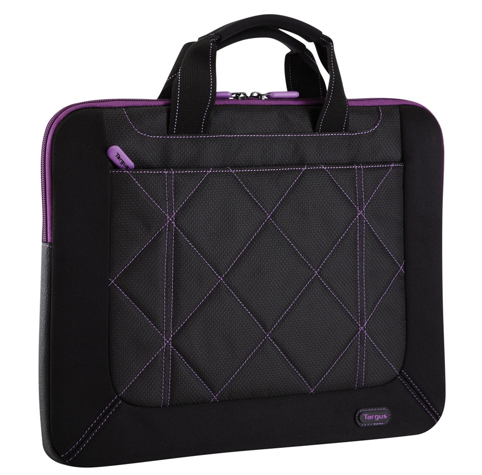 Targus TSS57401US laptop case 40.6 cm (16") Ladies case Black, Purple - TSS57401US