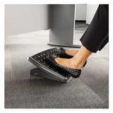 3M Adjustable Height/Tilt Footrest, Nonskid Platform, 18w x 13d x 4 to 4.75h, Charcoal Gray - FR330