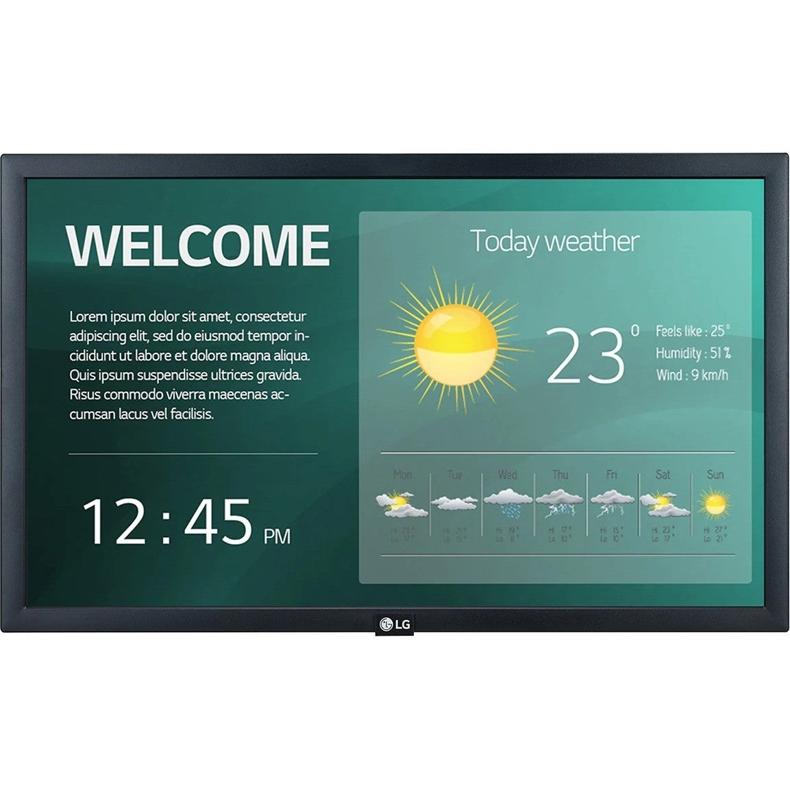 LG SM3G-B Series 22” IPS Full HD Signage Display Monitor 22SM3G-B