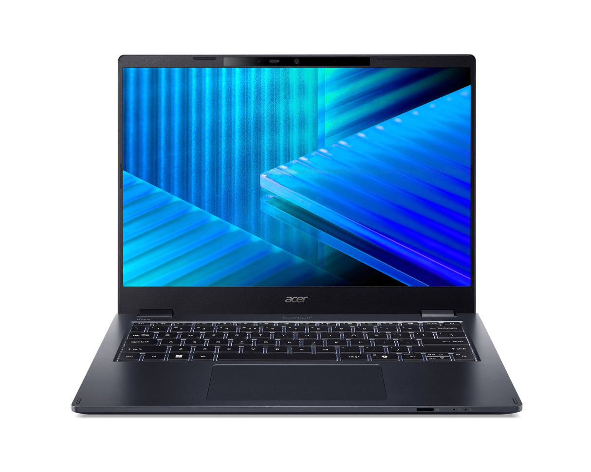 Acer TravelMate P4 TMP414-55-59DM Intel Core Ultra 5 225U Laptop 35.6 cm (14") WUXGA 16 GB DDR5-SDRAM 512 GB SSD Wi-Fi 7 (802.11be) Windows 11 Pro Education Blue - NX.BNKAA.003