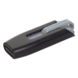 Store 'n' Go V3 USB 3.0 Drive, 128 GB, Black/Gray - 49189
