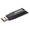 Store 'n' Go V3 USB 3.0 Drive, 64 GB, Black/Gray - 49174