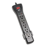 EATON Protect It! Surge Suppressor, 7 AC Outlets, 7 ft Cord, 2,160 J, Black - SUPER7B