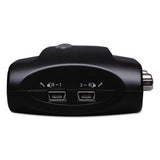Compact USB KVM Switch with Audio and Cable, 2 Ports - B004-VUA2-K-R