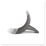 3M Vertical Notebook Computer Riser with Cable Management, 9" x 12" x 6.5" to 9.5", Black/Charcoal G - LX550