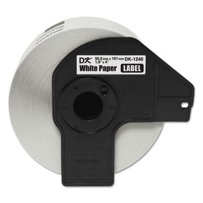 Die-Cut Shipping Labels, 1.9" x 4", White, 600 Labels/Roll - DK1240