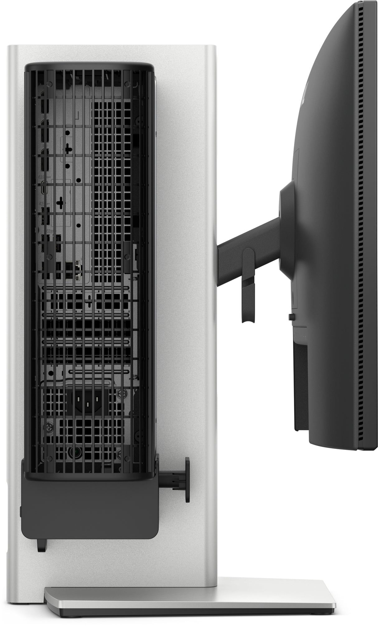 DELL Pro Slim OSS25 68.6 cm (27") Desk Black, Silver - DELL-OSS25 DELL