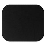 FELLOWES Polyester Mouse Pad, 9 x 8, Black - 58024