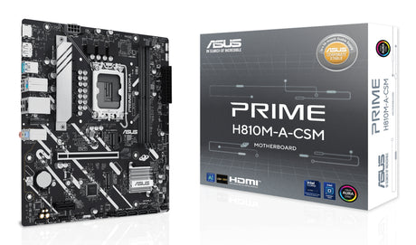 ASUS PRIME H810M-A-CSM Intel H810 LGA 1851 (Socket V1) micro ATX - PRIME H810M-A CSM ASUS