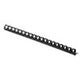 Plastic Comb Bindings for 11 x 8.5 Documents, 19 Rings, 0.38" (55-Sheet) Capacity, Black, 25/Pack - 52322