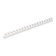 Plastic Comb Bindings for 11 x 8.5 Documents, 19 Rings, 0.5" (90-Sheet) Capacity, White, 100/Pack - 52372