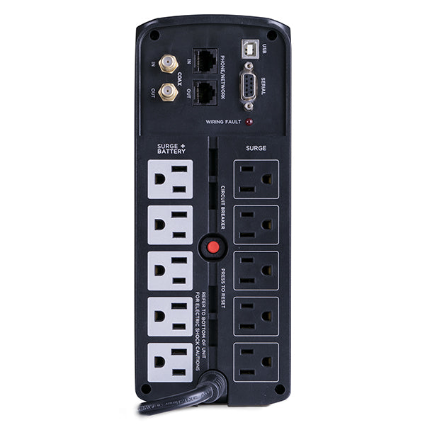 CyberPower BRG1000AVRLCD uninterruptible power supply (UPS) 1 kVA 600 W 10 AC outlet(s) - BRG1000AVRLCD
