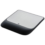 3M Mouse Pad with Precise Mousing Surface and Gel Wrist Rest, 8.5 x 9, Gray/Black - MW85B