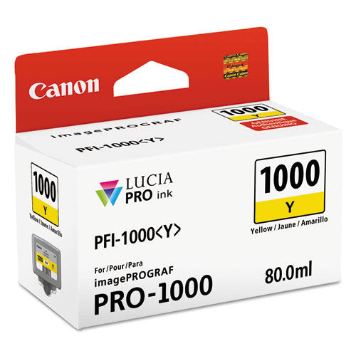 CANON  (PFI-1000) Lucia Pro Ink, Yellow - 0549C002