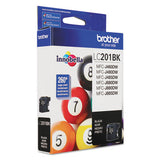 LC201BK Innobella Ink, 260 Page-Yield, Black - LC201BK