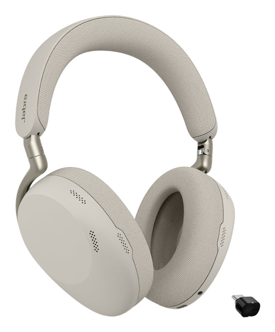 Jabra Evolve3 85 UC + Link 390c Headset Wireless Head-band Calls/Music USB Type-C Bluetooth Grey - 38599-989-898