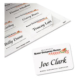 AVERY Flexible Adhesive Name Badge Labels, 3.38 x 2.33, White, 400/Box - 5395