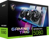 MSI GAMING GEFORCE RTX 5080 16G TRIO OC graphics card NVIDIA 16 GB GDDR7 - G5080-16GTC