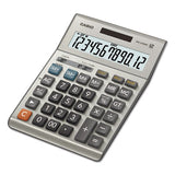 DM1200BM Desktop Calculator, 12-Digit LCD, Silver - DM-1200BM CASIO