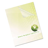 PET Ultra Clear Binding Covers, 5 mil Plastic, Square Corners, 11 x 8.5, Gloss Clear, 100/Pack - 5242501