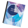 PET Ultra Clear Binding Covers, 7 mil Plastic, Square Corners, 11 x 8.5, Gloss Clear, 100/Pack - 5242401