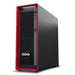 Lenovo ThinkStation P5 Intel Xeon W w3-2425 32 GB DDR5-SDRAM 1 TB SSD NVIDIA T1000 Windows 11 Pro for Workstations Tower Workstation Black, Red - 30GA004MUS