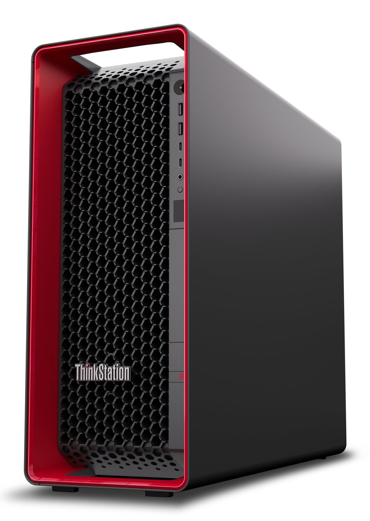Lenovo ThinkStation P8 AMD Ryzen Threadripper PRO 7945WX 32 GB DDR5-SDRAM 1 TB SSD NVIDIA Quadro T400 Windows 11 Pro Tower Workstation Black - 30HH002QUS