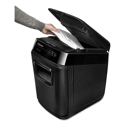 FELLOWES SHREDDER,200C,AUTOFEED,BK - 4653501