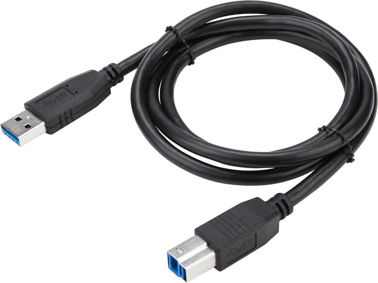 Targus 1m USB 3.0 USB cable USB 3.2 Gen 1 (3.1 Gen 1) USB A USB B 5 Gbit/s Black - ACC987USX