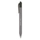 InkJoy 100 RT Ballpoint Pen, Retractable, Medium 1 mm, Black Ink, Smoke/Black Barrel, Dozen - 1951254 DYMO