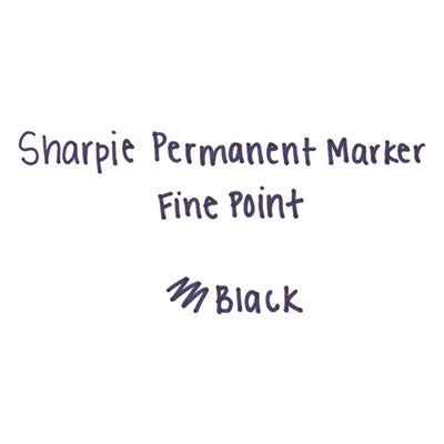 Permanent Marker Value Pack, Fine Bullet Tip, Black, 36/Pack - 1884739