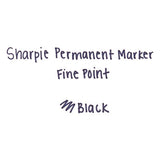 Permanent Marker Value Pack, Fine Bullet Tip, Black, 36/Pack - 1884739