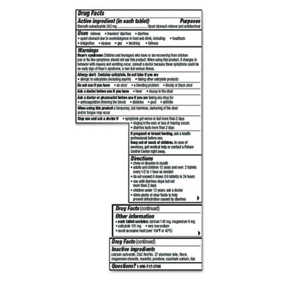 Chewable Tablets, Original Flavor, 30/Box, 24 Box/Carton - 03977 C2G