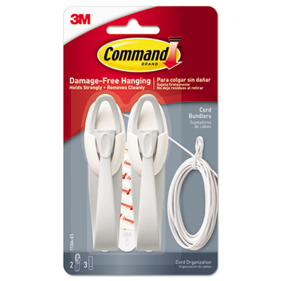 Cable Bundler, White, 2/Pack - 17304-ES 3M