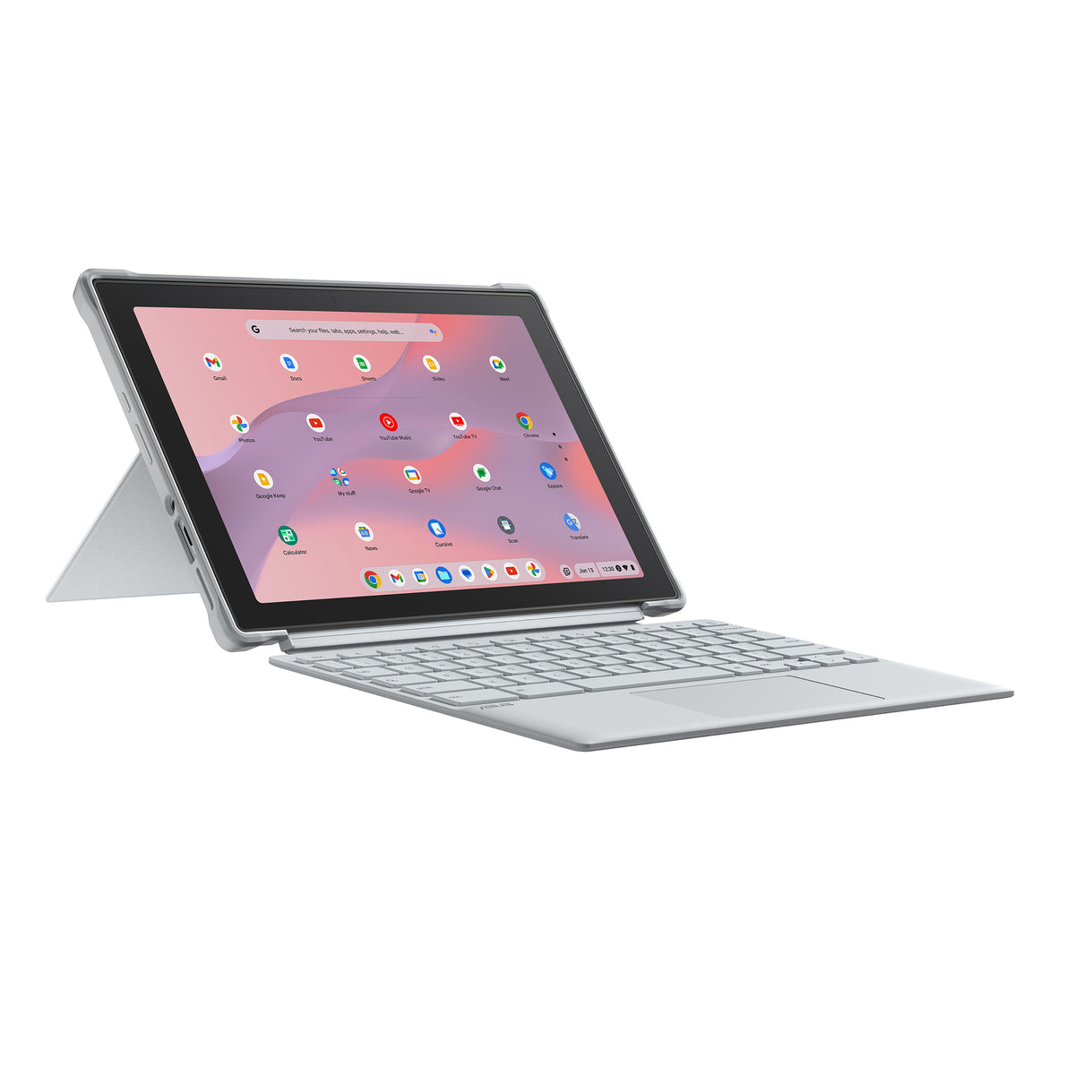 ASUS Chromebook CM30 Detachable CM3001DM2A-YZ88T-S MediaTek 520 26.7 cm (10.5") Touchscreen WUXGA 8 GB LPDDR4x-SDRAM 128 GB eMMC Wi-Fi 6 (802.11ax) ChromeOS Belgian Silver - CM3001DM2A-YZ88T-S