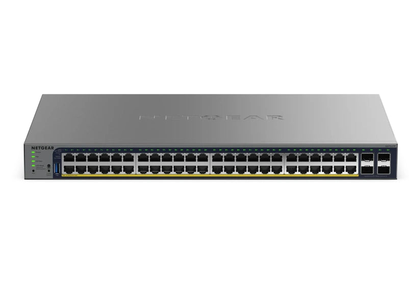 NETGEAR GS752TPv3 Managed L2/L3/L4 Fast Ethernet (10/100) Power over Ethernet (PoE) 1U Black - GS728TP-300NAS